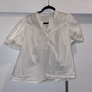 White peasant blouse